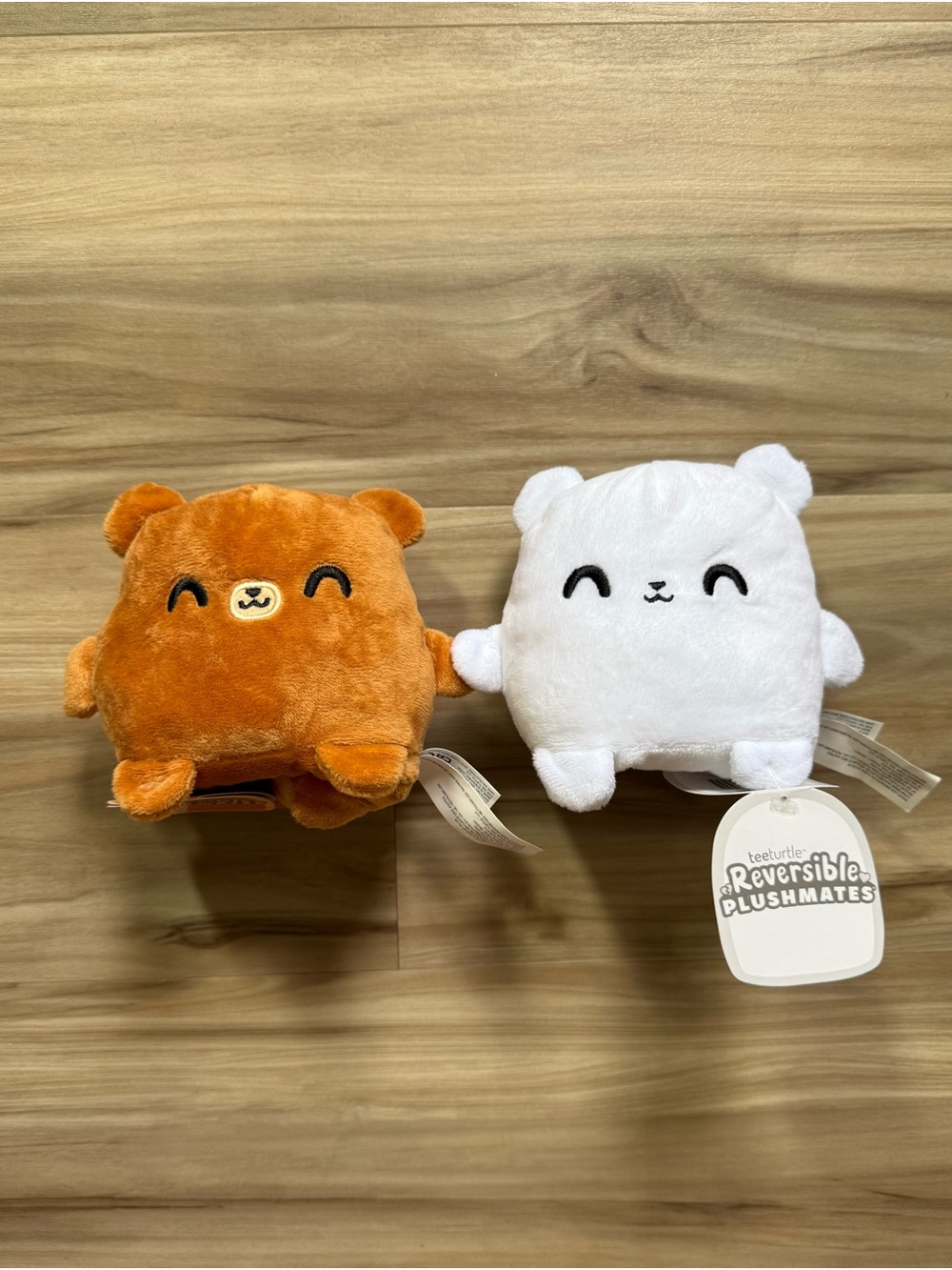 Teeturtle Reversible Plushmates Plush Toy - Bear Bundle